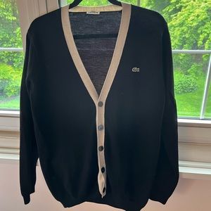 LACOSTE WOOL CARDIGAN